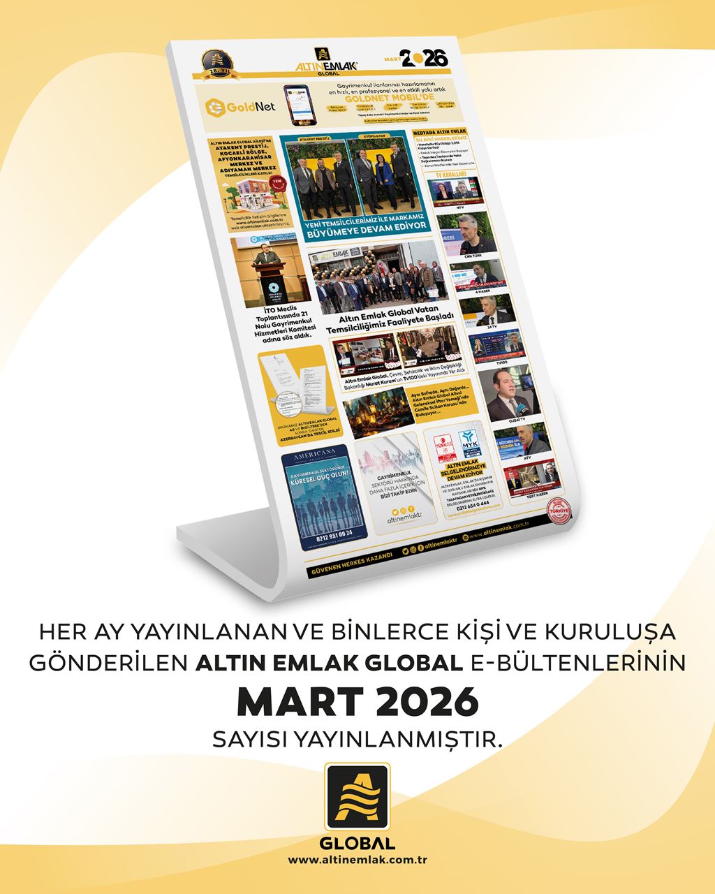 Altın Emlak Global 2026 Mart Ayı E-Bülten