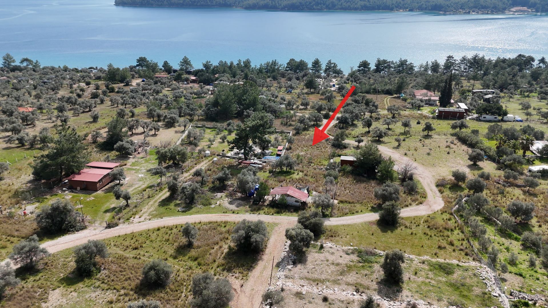 Akbük Sarnıç Köyünde 578 m² Satılık Arsa | Denize 5 DK