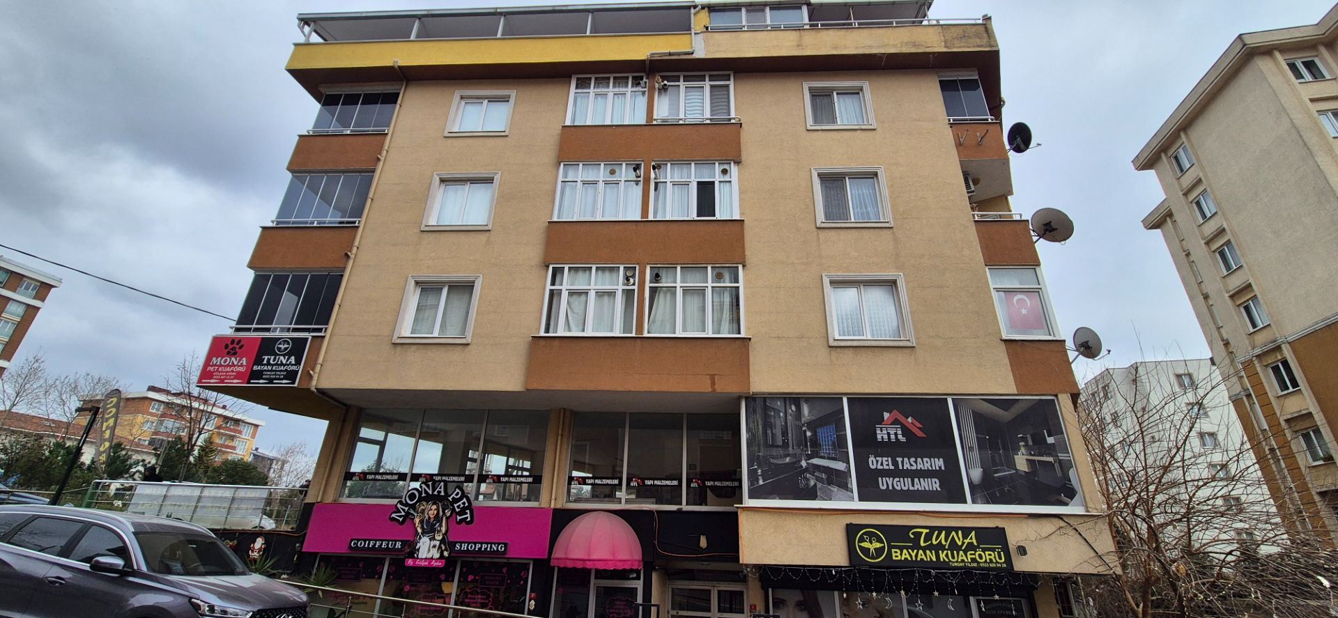 ALTIN EMLAK' TAN KURTKÖY' DE YARI BODRUM SATILIK 2+1 DAİRE